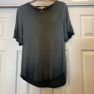 Knox rose ruffle sleeve tee